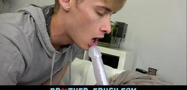  Little bro gets fucked by dildo - BROTHER-CRUSH.COM